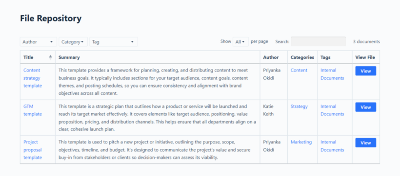 Embed Google Docs in WordPress Table 3