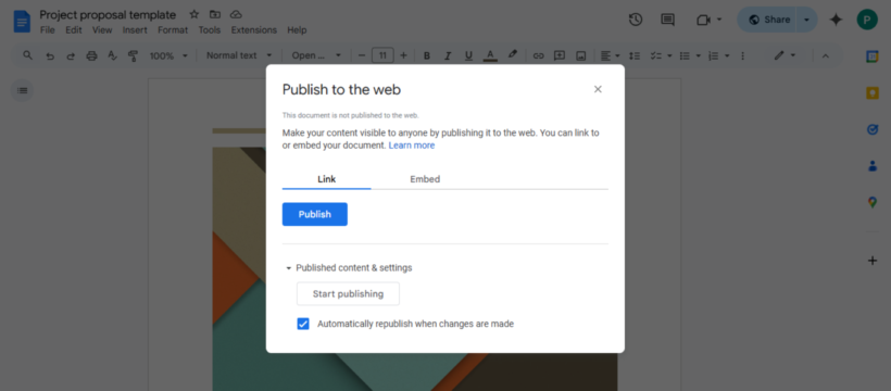 Google doc embedder plugin 2