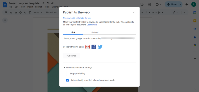 Google doc embedder plugin 3