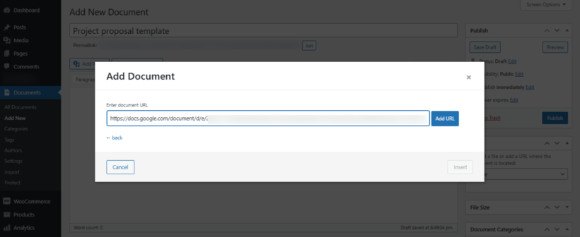 Google doc embedder plugin 5