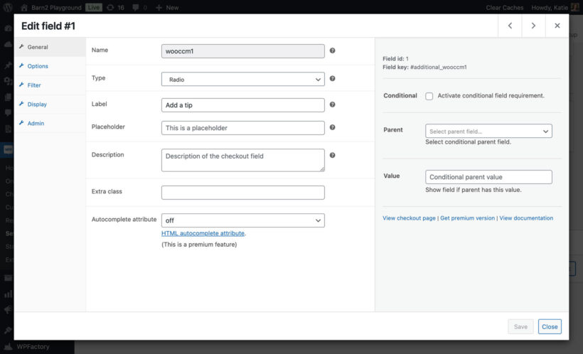 WooCommerce add a tip plugin