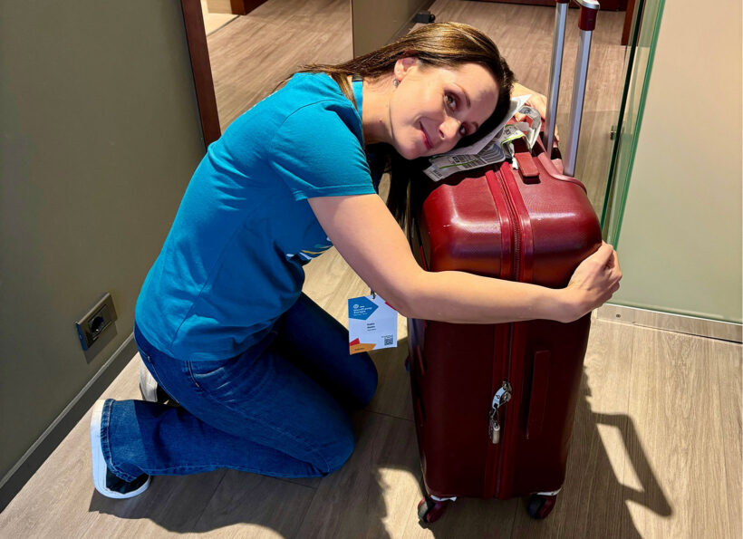 Reunited with Suitcase