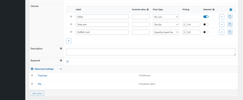 WooCommerce attribute pricing 3