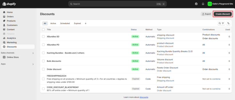 Create Shopify quantity discounts