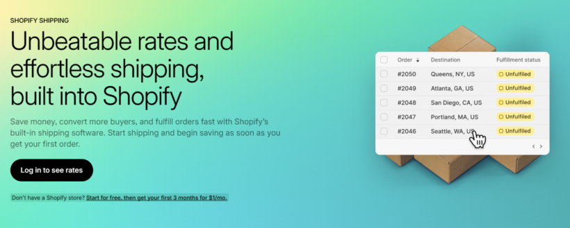 Shopify Shipping