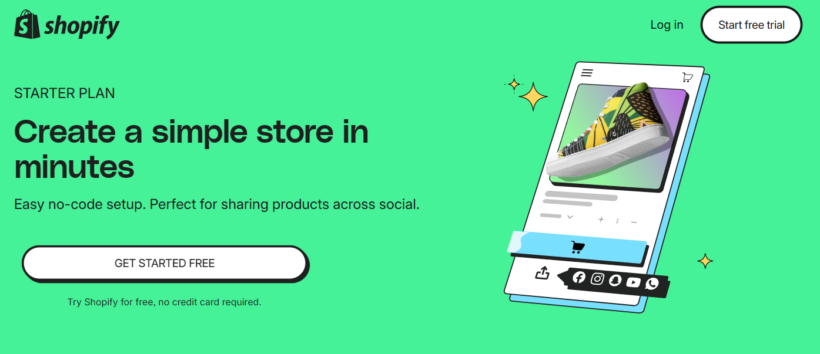 Shopify Starter Plan