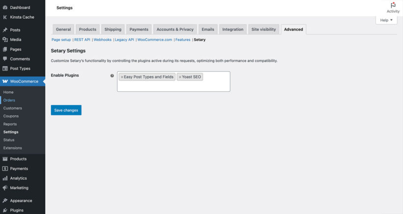 Setary select plugins to bulk edit data