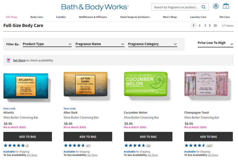 Bath & Body Works offer