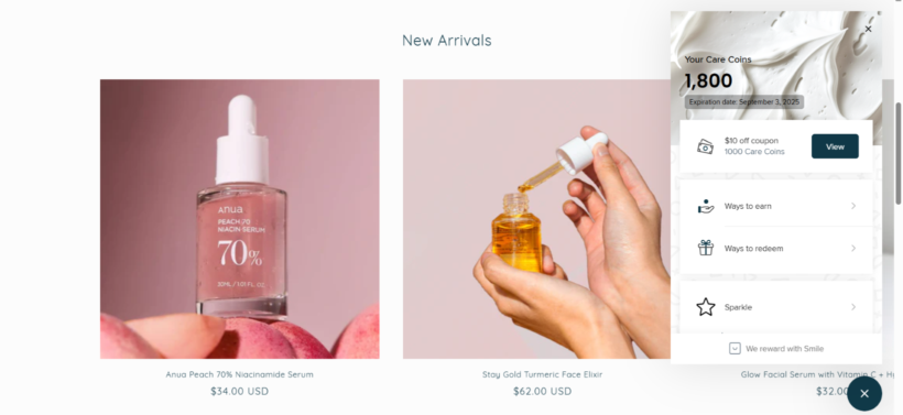 ecommerce marketing funnel - Smile.io