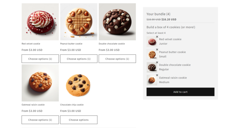 bundle marketing - Mix-and-match bundling