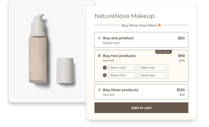 PRODUCT QUANTITY BUNDLES