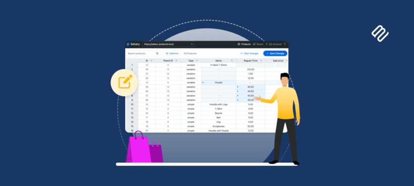 Quick methods to bulk edit WooCommerce product variations