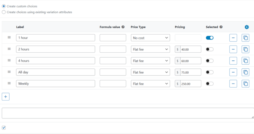 WooCommerce bookable products - time picker 2