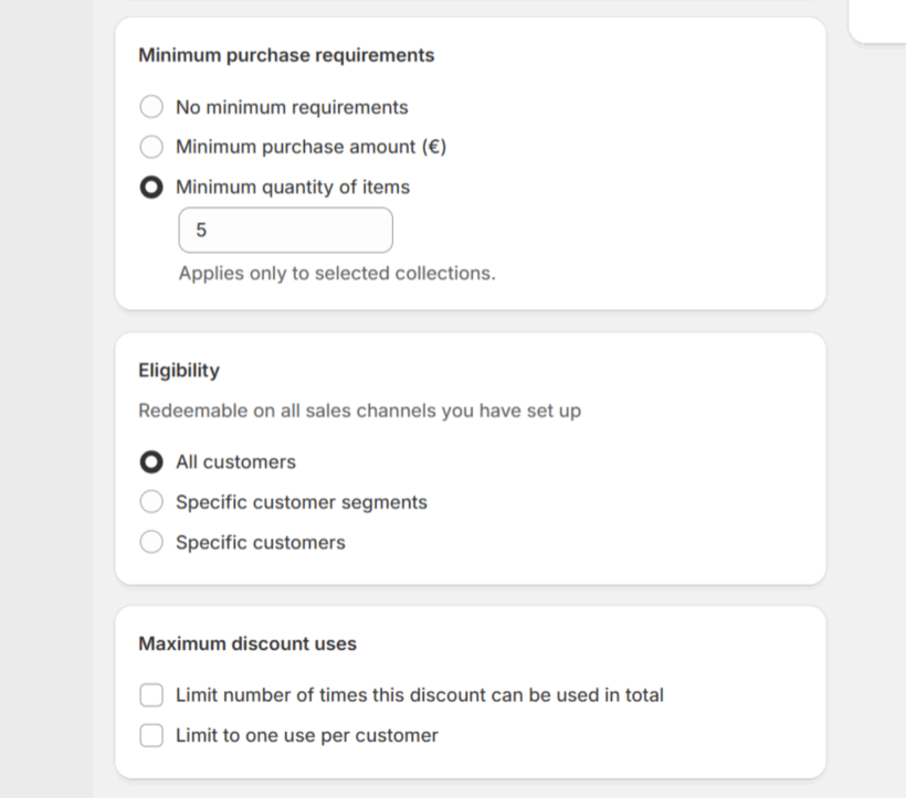 shopify quantity price breaks - native feature 2