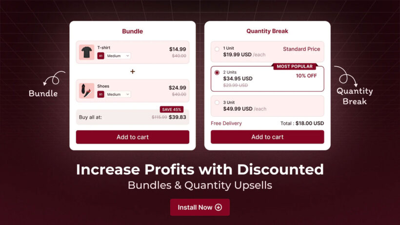 Pumper Bundles Bulk Discount Shopify App