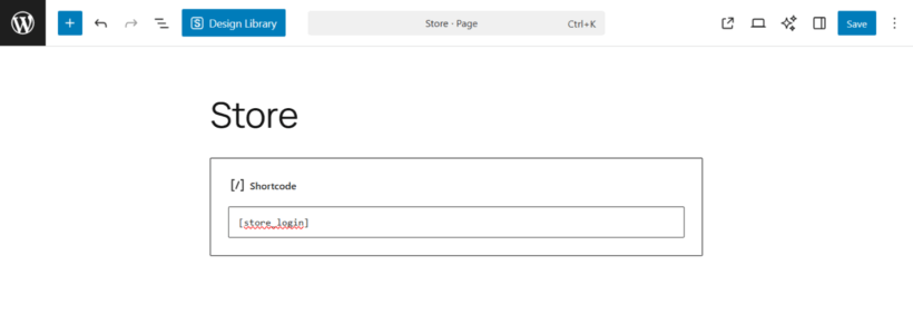 WooCommerce Private Store - shortcode