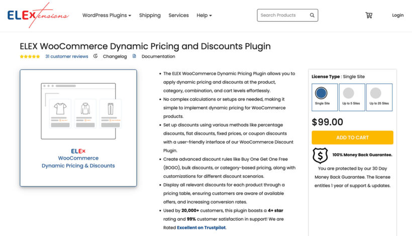 Elex Dynamic Pricing Plugin for WooCommerce
