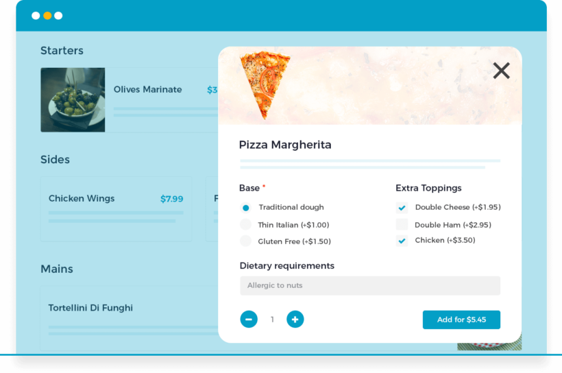 WooCommerce Restaurant Ordering plugin - Food options