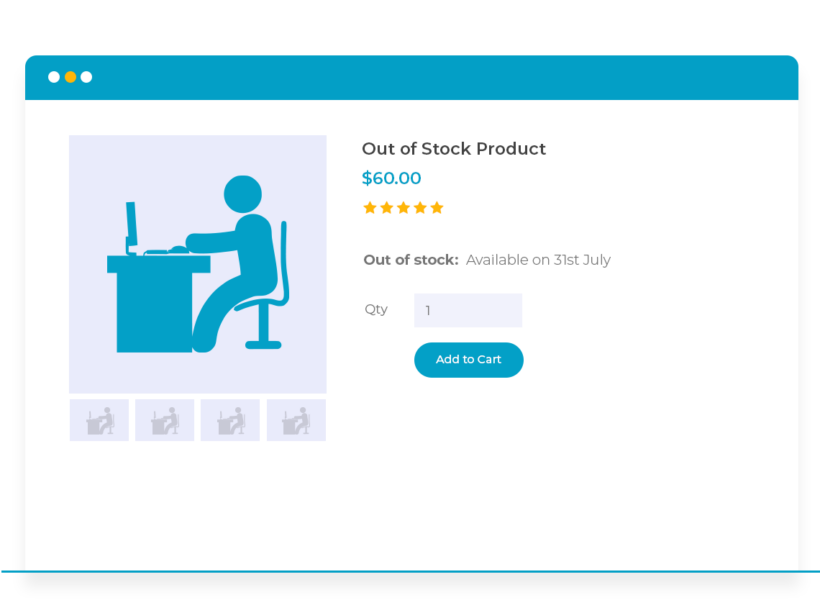 Show Lead Time for out of stock products