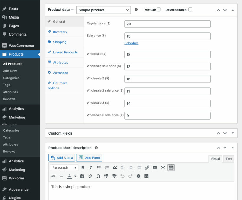 WooCommerce wholesale prices plugin