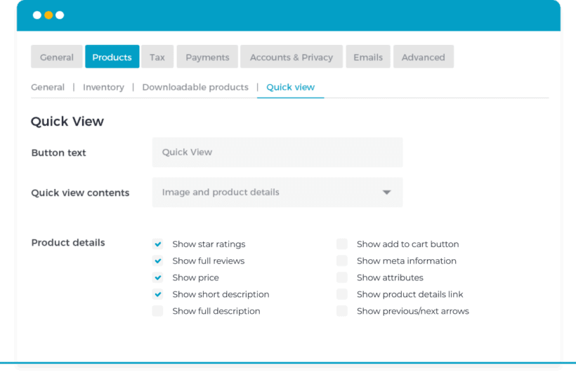 WooCommerce Quick view